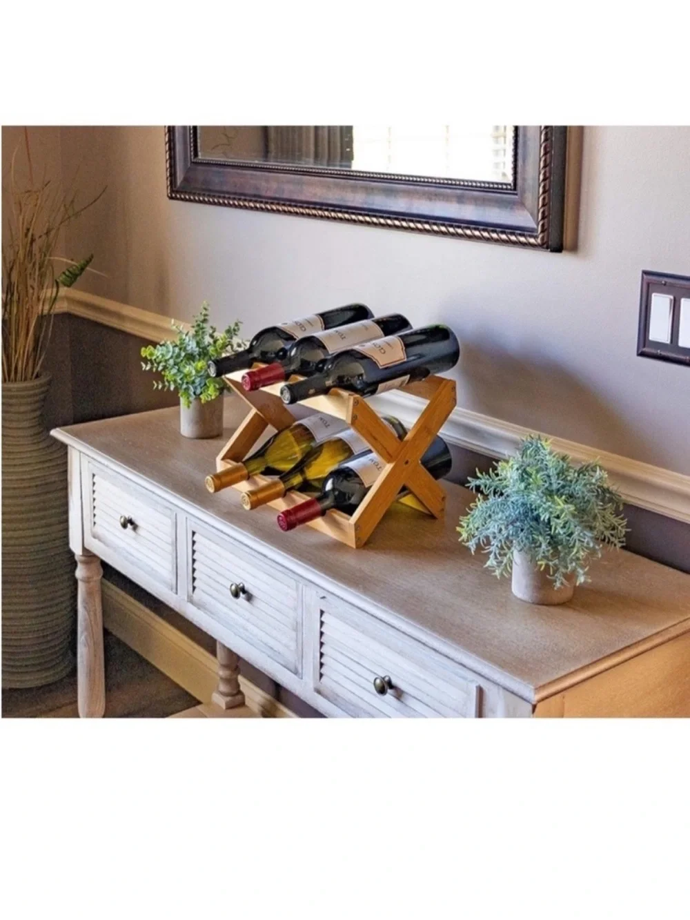 Pottery Barn foldable bamboo